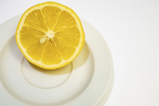 lemon fruit with high nutritional and vitamin value