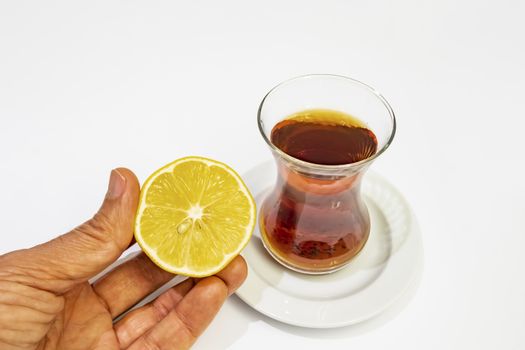 lemon fruit with high nutritional and vitamin value