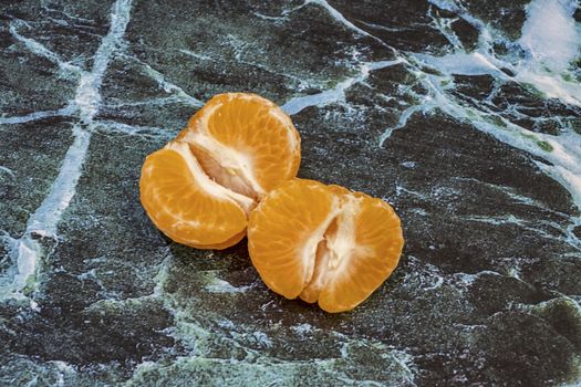mandarin fruits with vitamin c in winter season