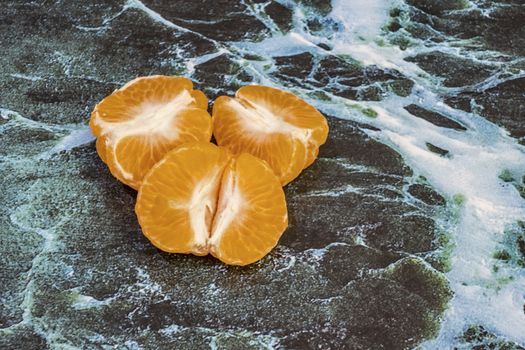 mandarin fruits with vitamin c in winter season