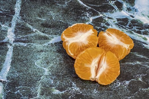 mandarin fruits with vitamin c in winter season