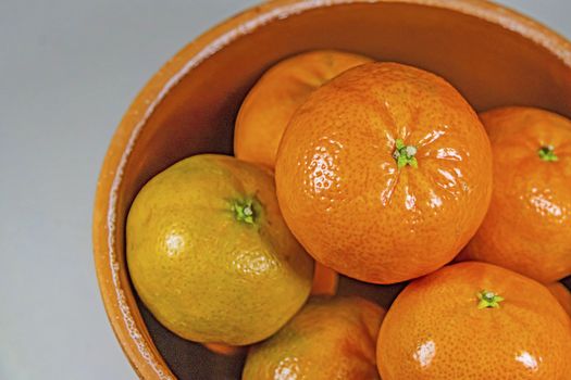 mandarin fruits with vitamin c in winter season