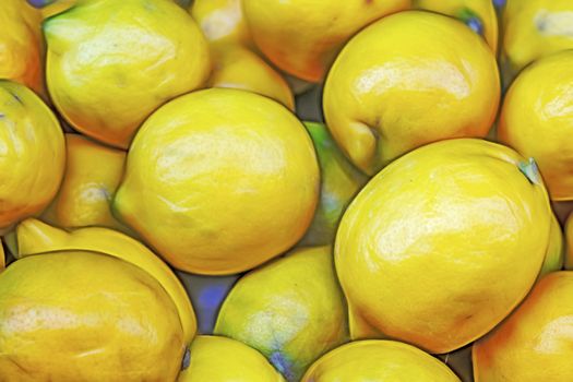 lemon fruit with high nutritional and vitamin value