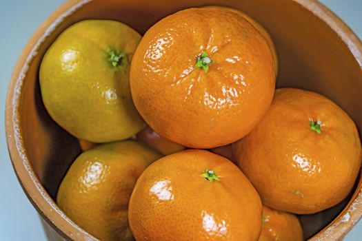 mandarin fruits with vitamin c in winter season