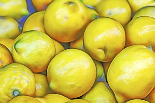 lemon fruit with high nutritional and vitamin value