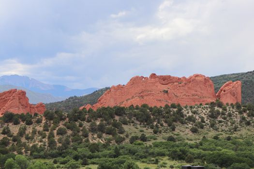 The Wyoming sandy hills along scenic drive summer 2019