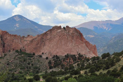 The Wyoming sandy hills along scenic drive summer 2019