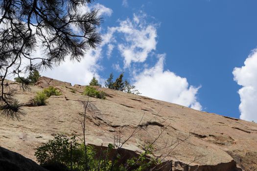 Helen hunt's falls Colorado hiking trail mountain views summer 2019