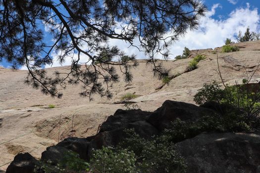 Helen hunt's falls Colorado hiking trail mountain views summer 2019