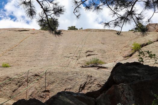 Helen hunt's falls Colorado hiking trail mountain views summer 2019