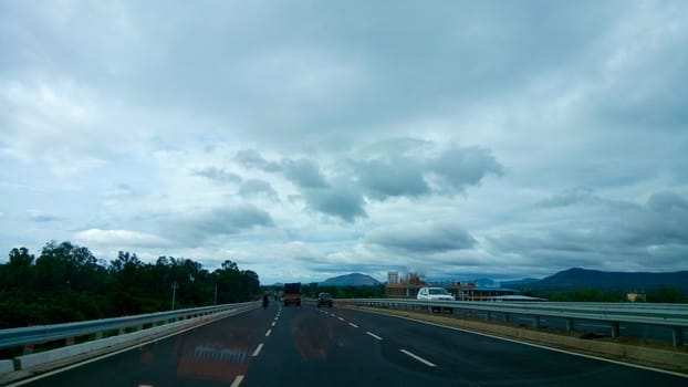 an indian highway in summer