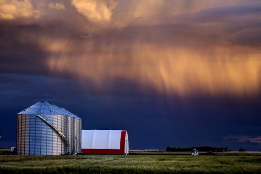 Prairie Storm Canada summer rural major structure Saskatchewan