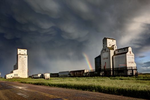 Prairie Storm Canada summer rural major structure Saskatchewan