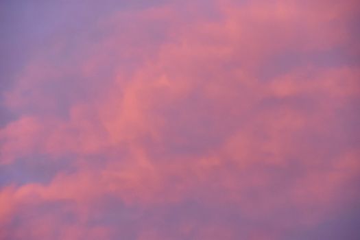 Pink and Purple Clouds in the sunset in Australia