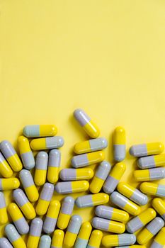 image of capsule pills background