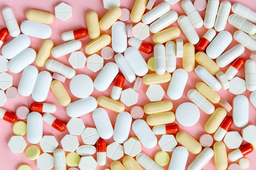Colorful Assortment Of Medicine background