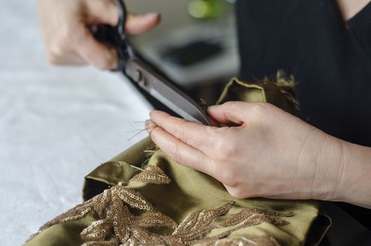 Tailor Sews a Dress 2