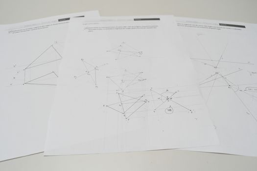 Technical drawing papers, files