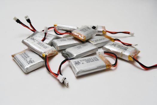 Bunch of small grey drone li-po batteries