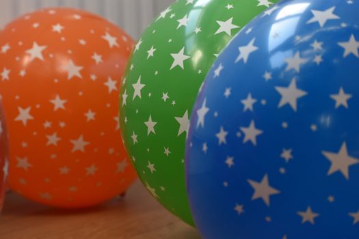 Vibrant Colorful celebration balloons