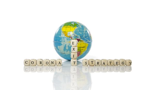 text with the corona exit strategy, how to come back to normal life after corona