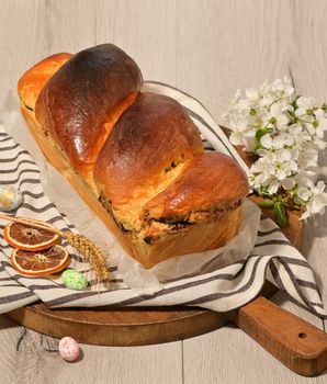 Romanian Easter bread – Cozonac on Easter Table