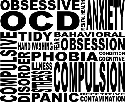 Words relating to the condition known as OCD.