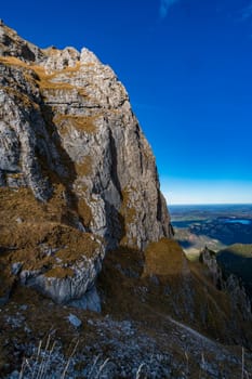 Beautiful mountain tour to the Aggenstein at sunset in the Tannheimer Tal