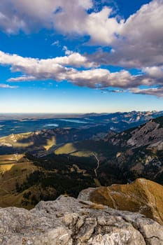 Beautiful mountain tour to the Aggenstein at sunset in the Tannheimer Tal