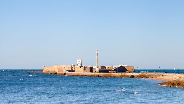 Castillo de San Sebastian in Cadiz, Spain.