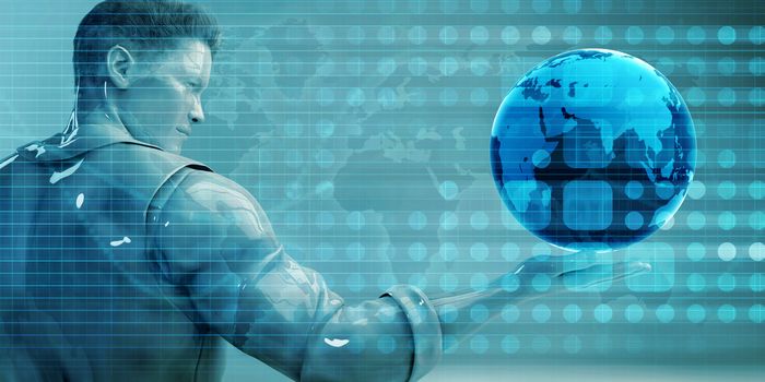 IT Services Or Information Technology Solutions As Art
