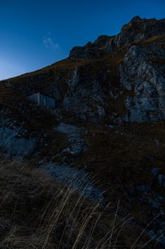 Beautiful mountain tour to the Aggenstein at sunset in the Tannheimer Tal