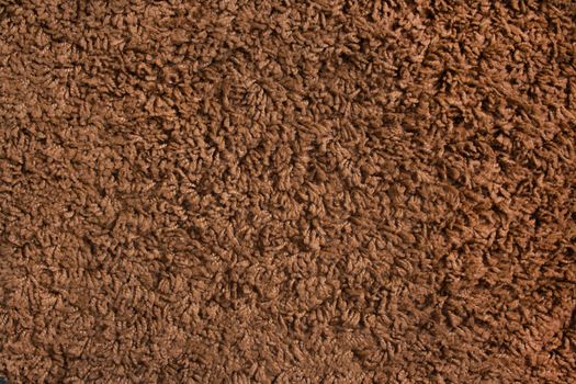 Close up brown carpet texture for background