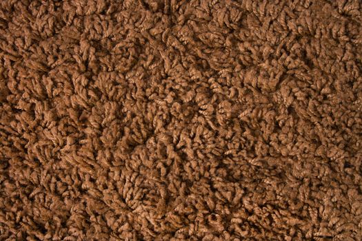 Close up brown carpet texture for background