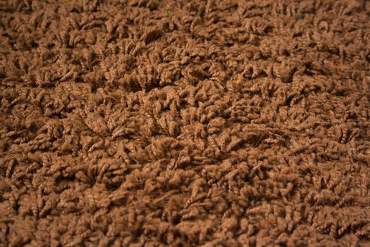 Close up brown carpet texture for background