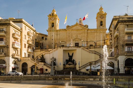 Church of Our Lady of the Immaculate Conception in Bormla on the Island of Malta