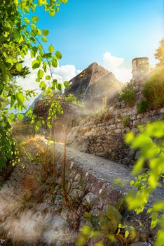Picturesque view of Kotor old town , Montenegro