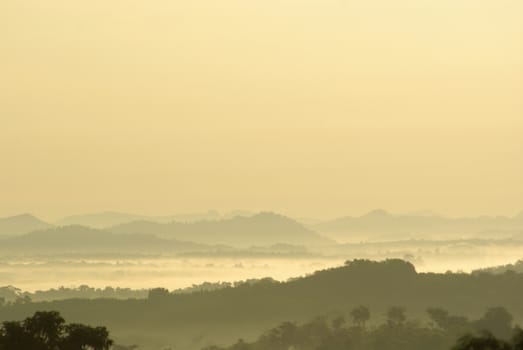 Morning View of Soi-Dao, Chanthaburi