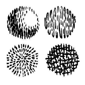 circle abstract doodle hand drawn icon