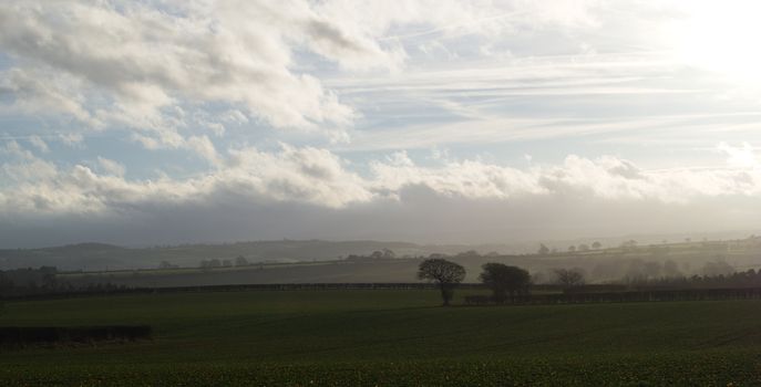 West Yorkshire countryside stretching into the distance
