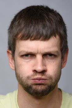 Close-up portrait of a man of European appearance