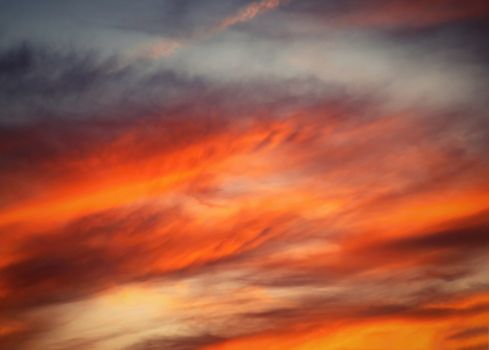 nature autumn background Abstract detail of blood red clouds