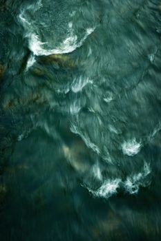 abstract background or texture Top view of dark river