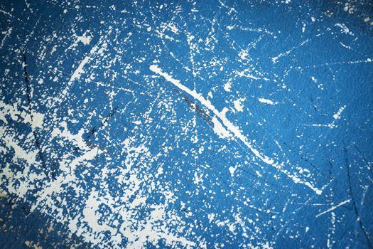 abstract background or texture worn blue paperboard surface