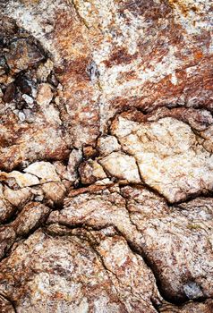 background or texture cracked dark orange mica