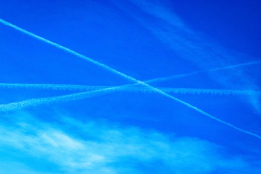 abstract sky background chemtrail crossroads