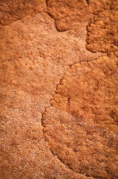 food background or texture of baked cake surface