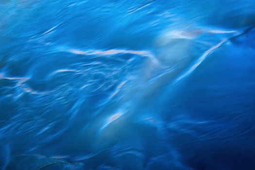 nature seasonal winter Abstract blurred blue river waves