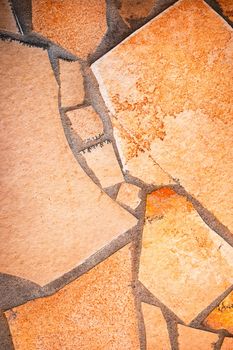abstract background detail of stone cladding from broken stone