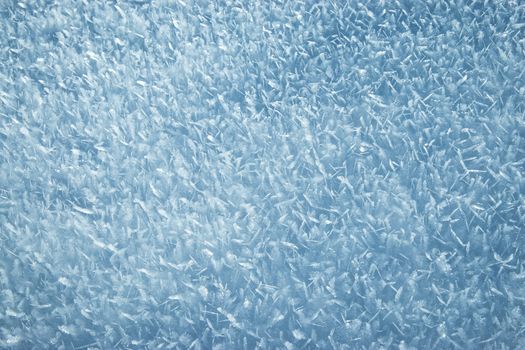 seasonal background or texture abstract frozen snow crystals